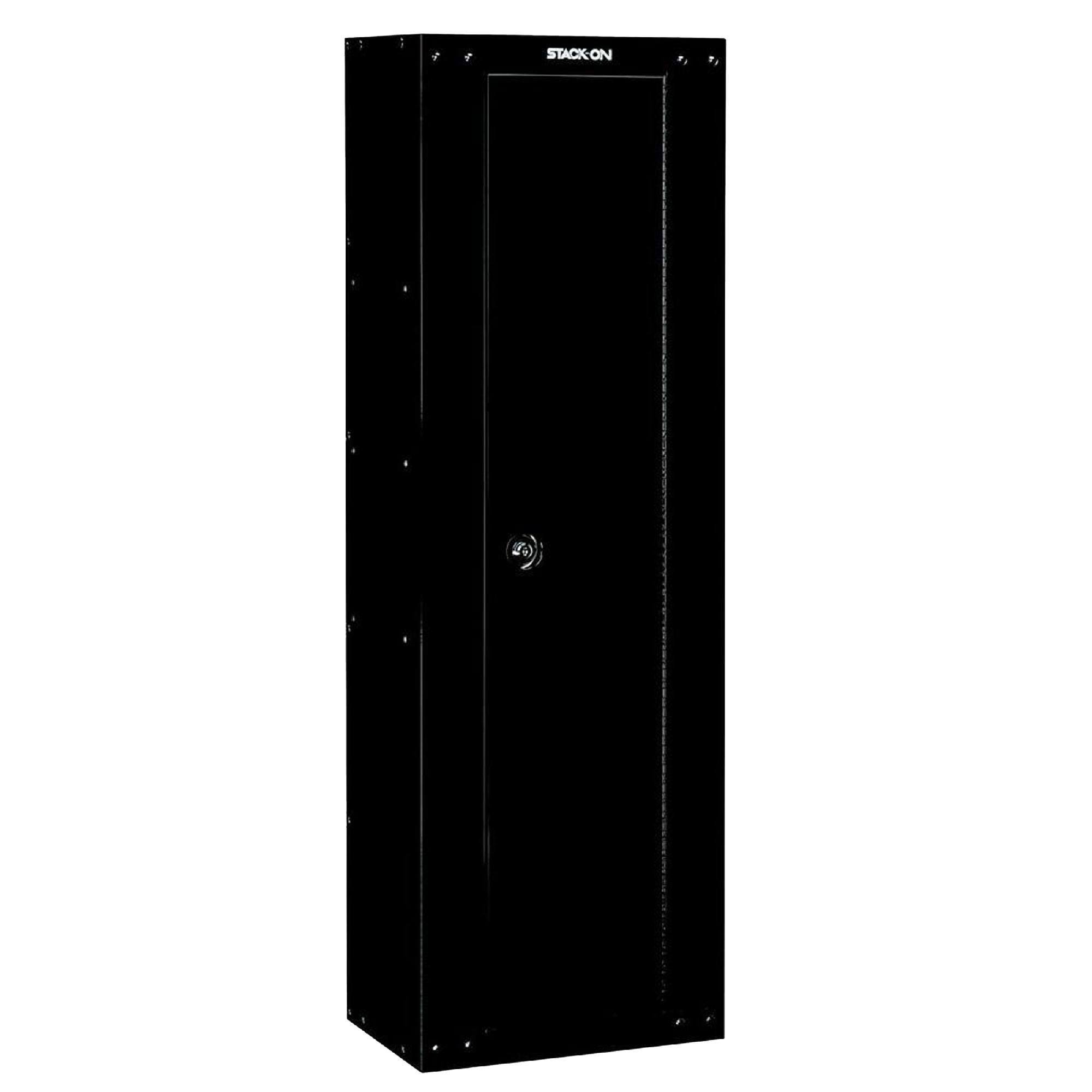 Stack on 8-Gun Ready to Assemble Security Cabinet Black