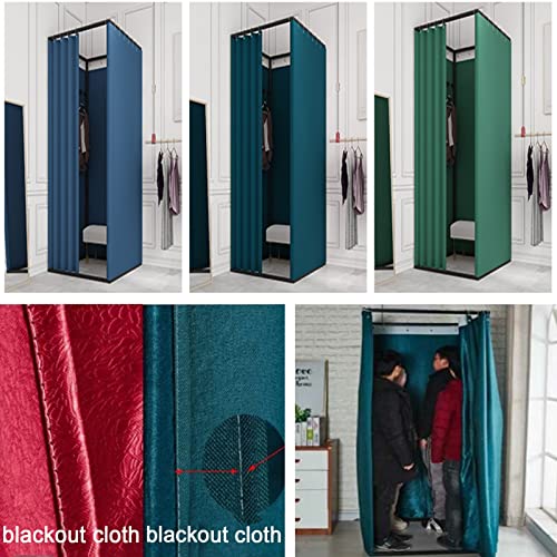 YUYI Clothing Store Fitting Room, Portable Simple Changing Room with Shading Curtain, Foldable Privacy Protection Dressing Room for Fashion Photoshoots Private Space, 5 Colour Stable Durable (Color