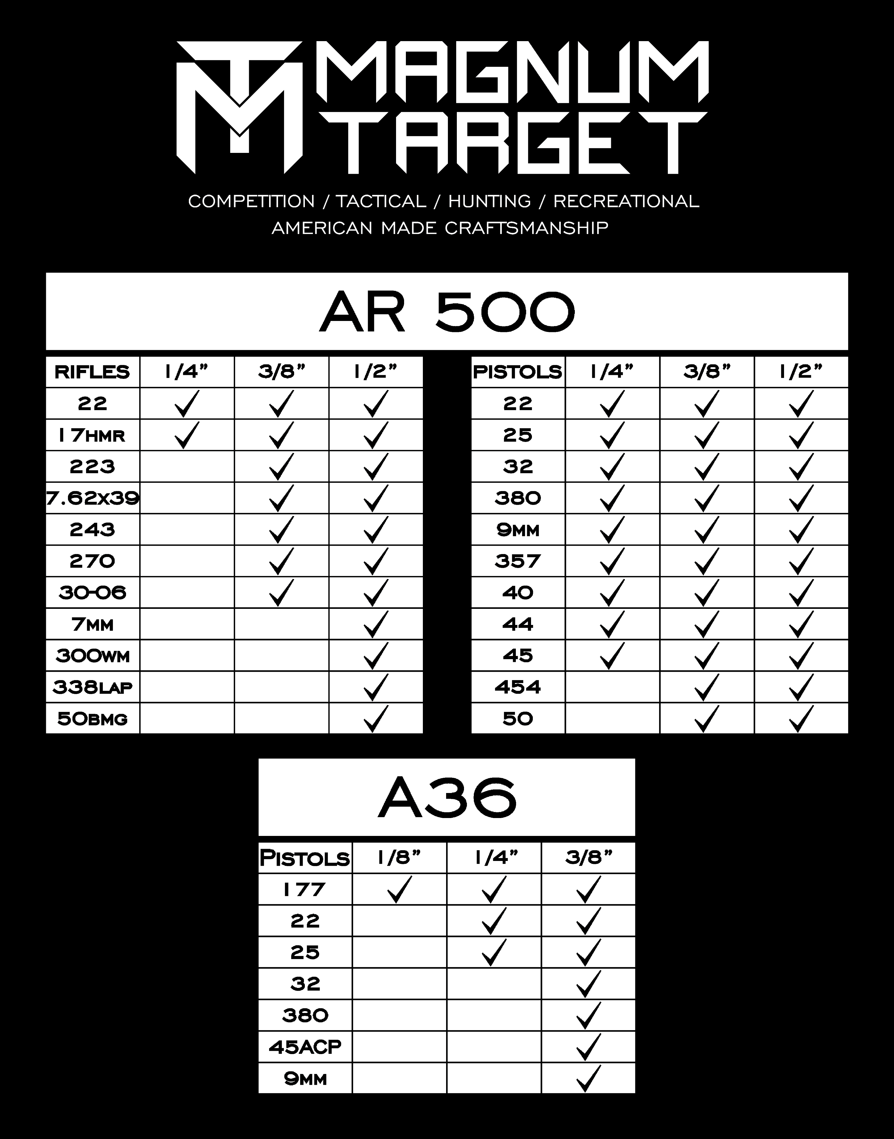 Magnum Target 6ft Tall Steel Shooting Dueling Tree Stand Range Reactive Target w/ 6"x 3/8" AR500 Paddles - DTSTD66AR500-S