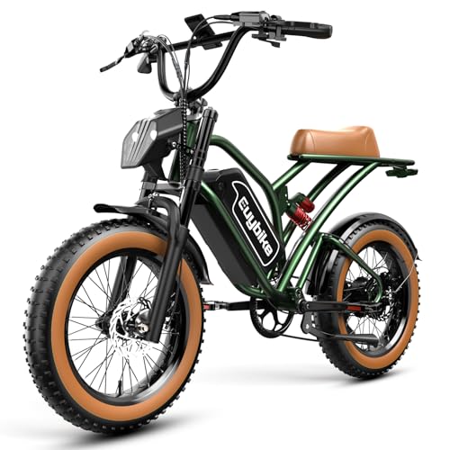 Electric Bike for Adults, 2000W/3000W Peak Single/Double Motor with 48V/52V 25AH/30AH Battery, 20"x4.0" Fat Tires 35MPH/37MPH Ebike, Dual Hydraulic Disc Brake Full Suspension Electric Bicycle