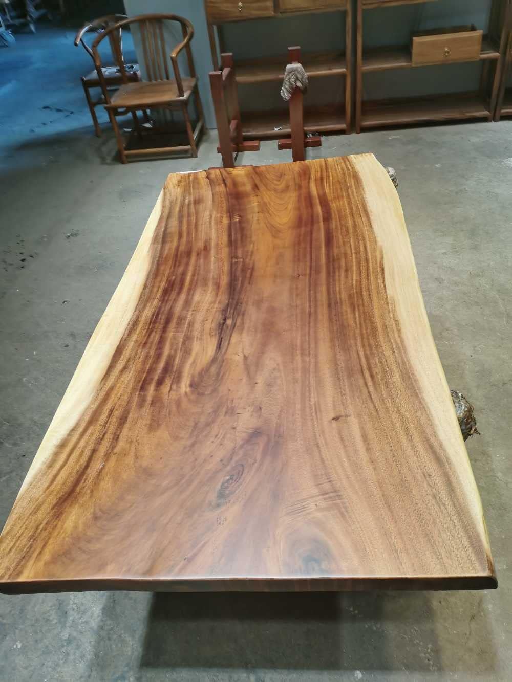 Walnut Dining Table, Live Edge Table Slab, Congo Walnut, Live Edge Dining Table,Wood Table