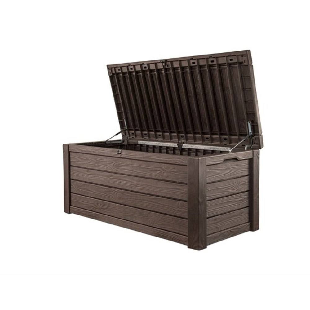 Keter Eastwood 150 gal. Resin Deck Box, Brown