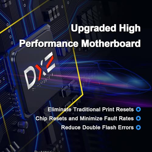 DXZ Upgraded A4 DTF Printer with Film Cutter-XP600 Doubled Printing Speed Compared to L1800 and L805,Built-in White Stirring System for DIY T-Shirt,2-Year Ink Included (Printer+Oven+Ink)