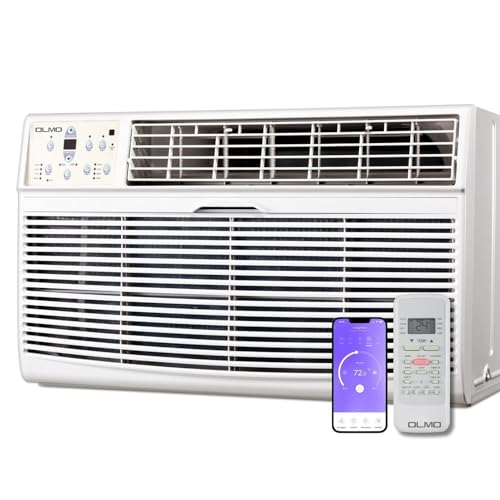 OLMO Through-the-Wall Air Conditioner with Remote Control and built in Smart Kit, Cooling Only (R32 Refrigerant)…