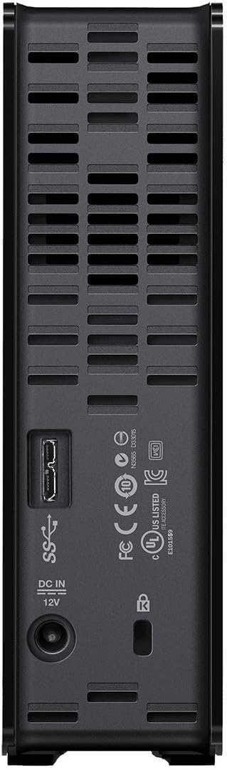 WD Easystore External USB 3.0 12TB Hard Drive - Black