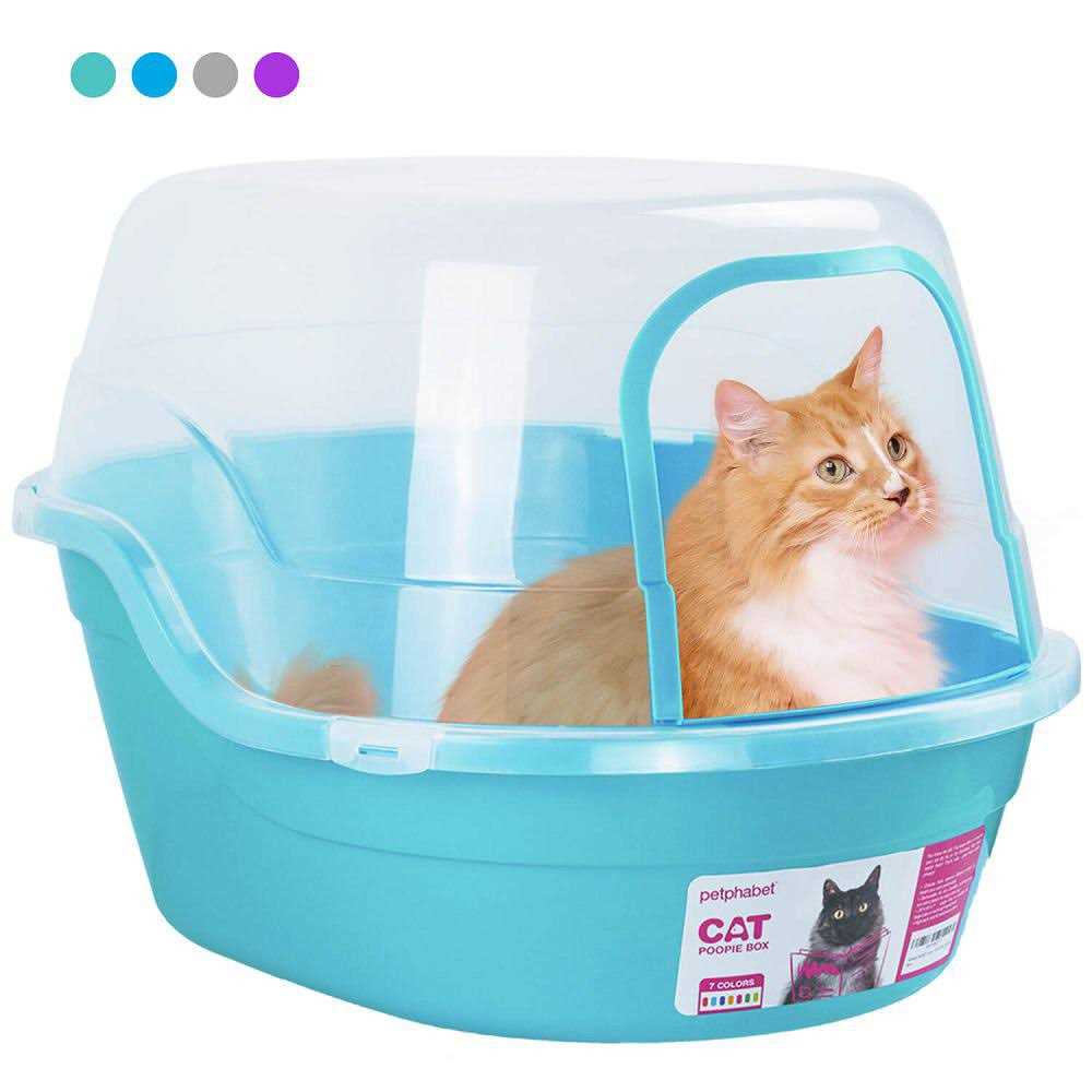 Petphabet Jumbo Hooded Cat Litter Box - Pet Supplies online store