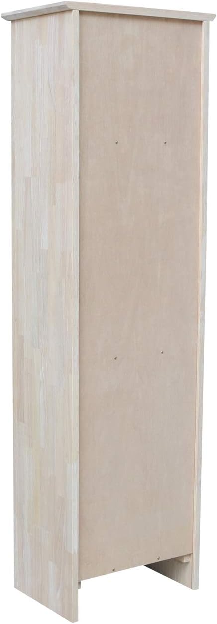 International Concepts Shaker Bookcase - 60 H,Unfinished