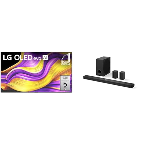 LG 55-Inch Class OLED evo AI 4K G5 Series Smart TV w/Dolby Atmos, Dolby Vision, HDR10, AI Super Upscaling 4K, Filmmaker Mode, Wow Orchestra, Alexa Built-in (OLED55G5WUA, 2025)