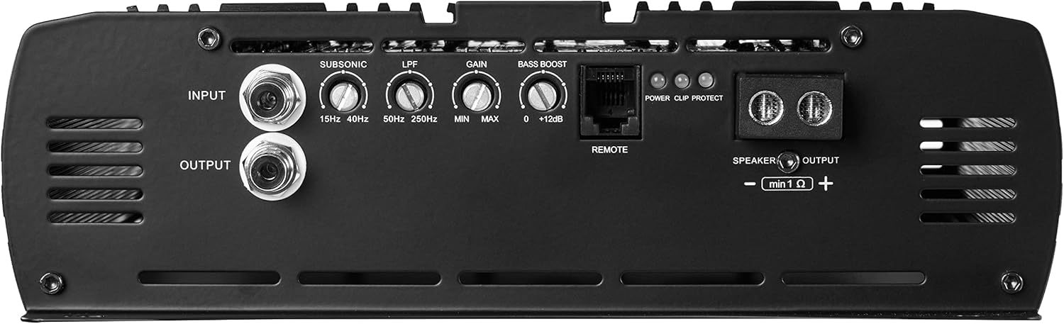 NVX XAD41 1200W RMS 1-OHM Stable Full Bridge Class D High Power Competition Full Range Bridgeable 4-Channel Car Audio MOSFET Amplifier