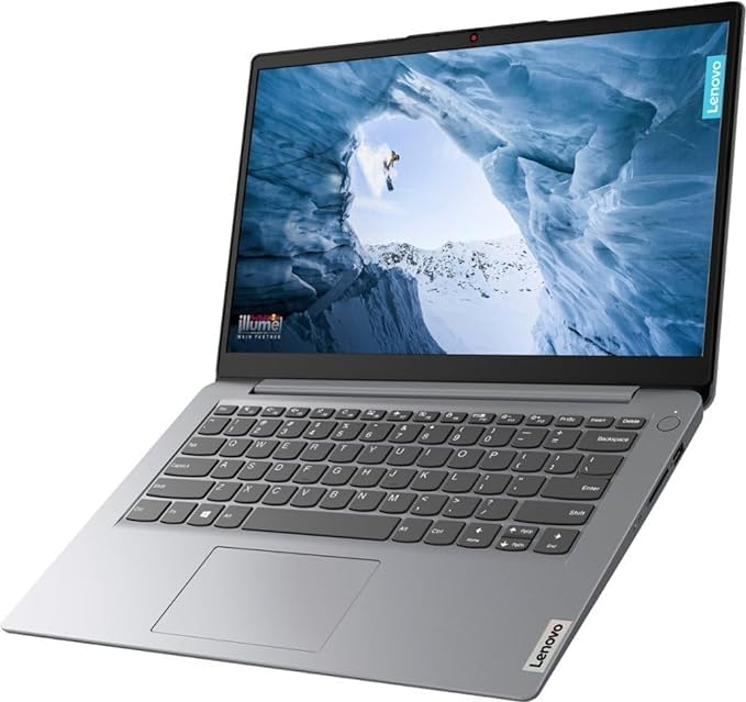 Lenovo Ideapad Laptop 14'' HD - for Busniess and Student Thin and Light Computer, Intel Celeron Processor, 4GB RAM, 128GB Storage(64G eMMC+64G SD Card), Long Standby(10h+), Win 11 Pro