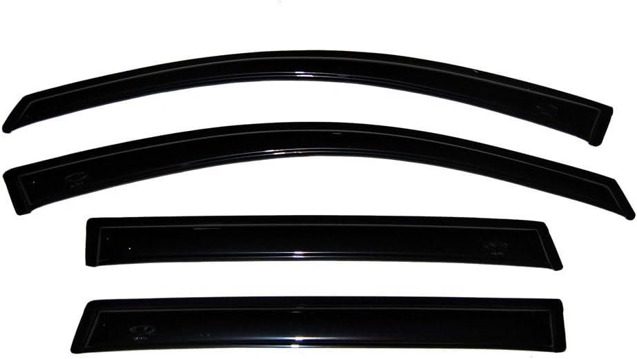 Auto Ventshade AVS 684515 Chrome Ventvisor Side Window Deflector, 4-Piece Set 07-13 Silverado/Sierra 1500, 07-14 Silverado/Sierra 2500HD-3500HD with Crew Cab, 07-14 Yukon XL/Suburban, 07-13 Avalanche