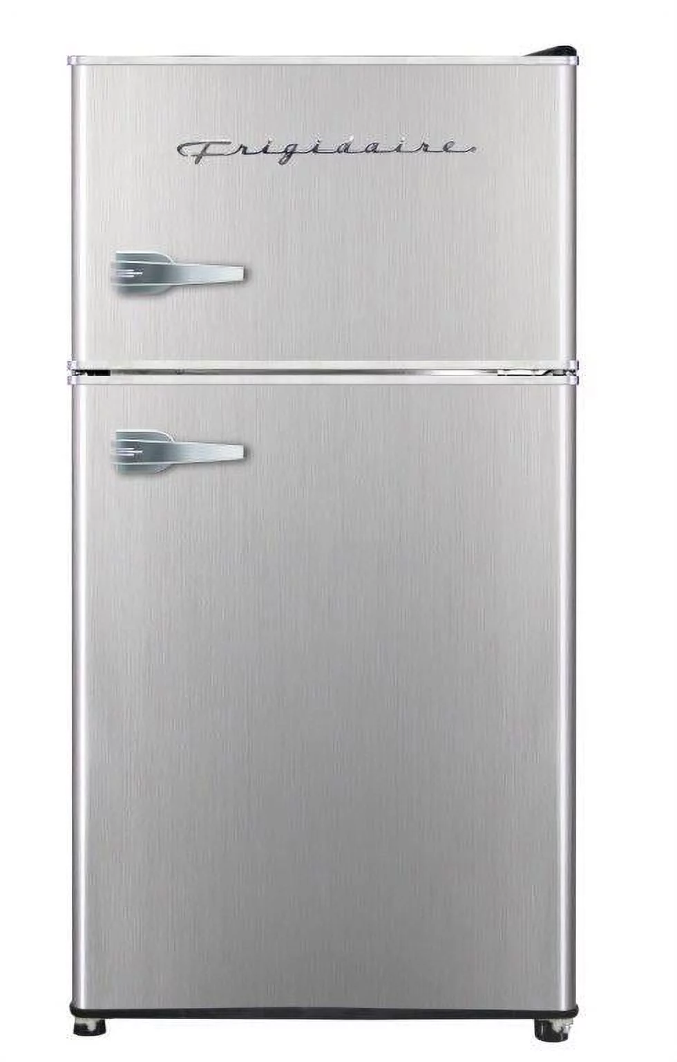 Frigidaire, 3.1 CU FT. Capacity 2 Door Compact Refrigerator with Chrome Trim , EFR391, Platinum