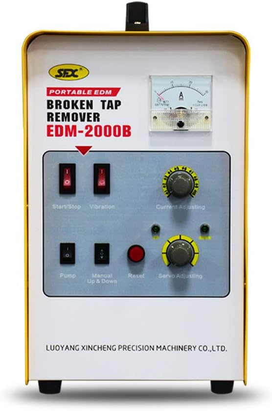 110V SFX 2000W Power Broken Tap Removal Portable EDM Drilling Machine,M2-M36(5/64'' to 1-27/64'') Tap Disintegrator,Electrical Discharge Machining Broken Drills/Bolts Remover
