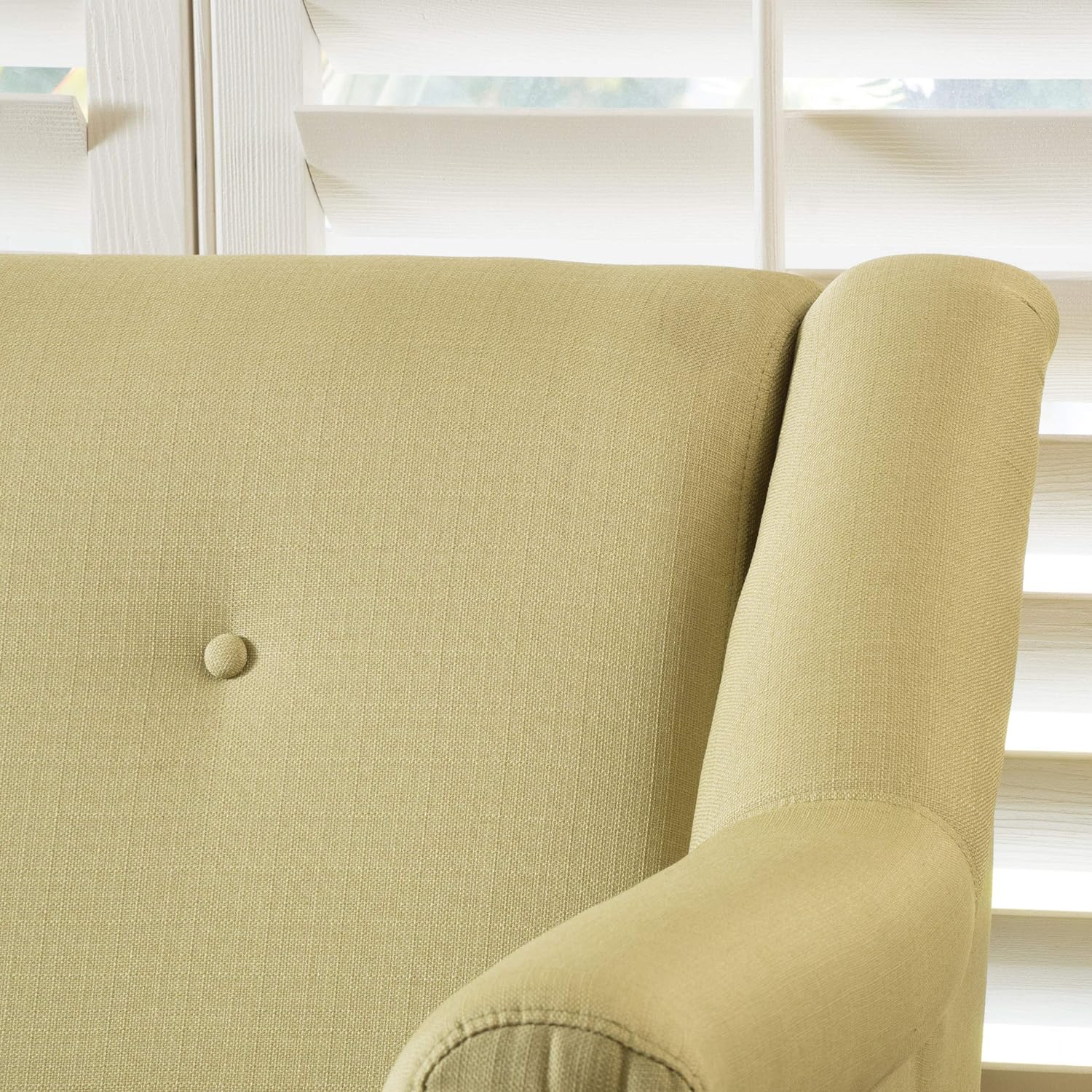 Christopher Knight Home Grace Fabric Sofa, Light Green