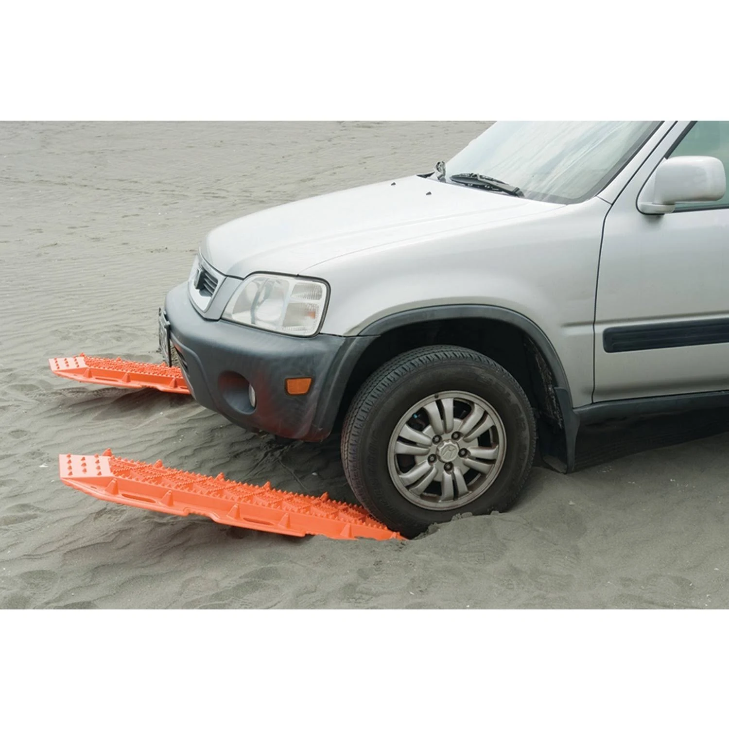 Maxsa Innovations Escaper Buddy Traction Mats, 2-Pack, Orange