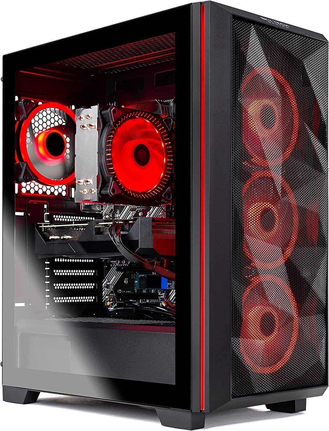 Skytech Chronos Gaming PC Desktop – Intel Core i5 12400F 2.5 GHz, Intel Arc A750, 1TB NVME Gen4 SSD, 16GB DDR4 RAM 3200, 650W Gold PSU, 11AC Wi-Fi, Windows 11 Home 64-bit