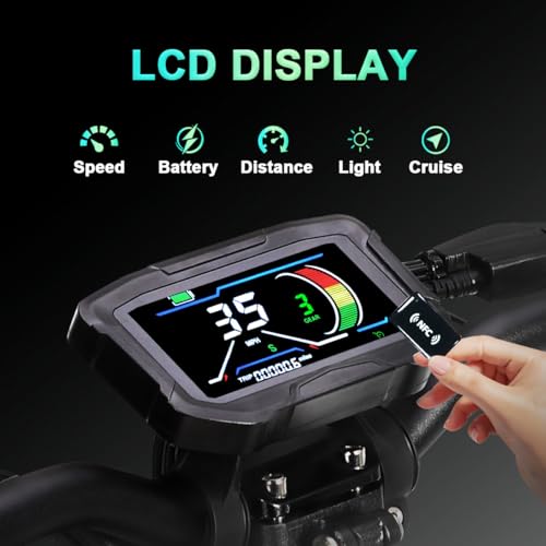 ZU06 1200W Adults Electric Scooter Up to 35 MPH, 52V Battery 50 Miles Long Range, Dual Suspension and Hydraulic Disc Brakes, 10" Off Road Fat Tires Fast E Scooter for Adults with Seat
