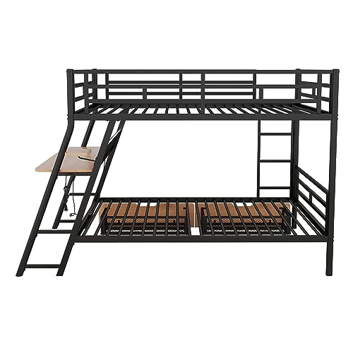 Twin Size Wood Low Loft Bed with Ladder Can Be Placed On The Left or Right,Bed Frame W/Slats Support,for Bedroom,Apartment,Guest Room,White
