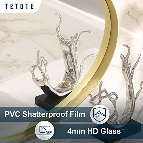 TETOTE Black Framed Mirrors for Bathroom, 30 x 36 Inch Modern Decorative Wall Mounted Rectangle Matte Framed Vanity Mirror (Horizontal/Vertical)