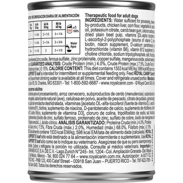 Royal Canin Veterinary Diet Canine Renal Support E Canned Dog Food - Pet Supplies online store