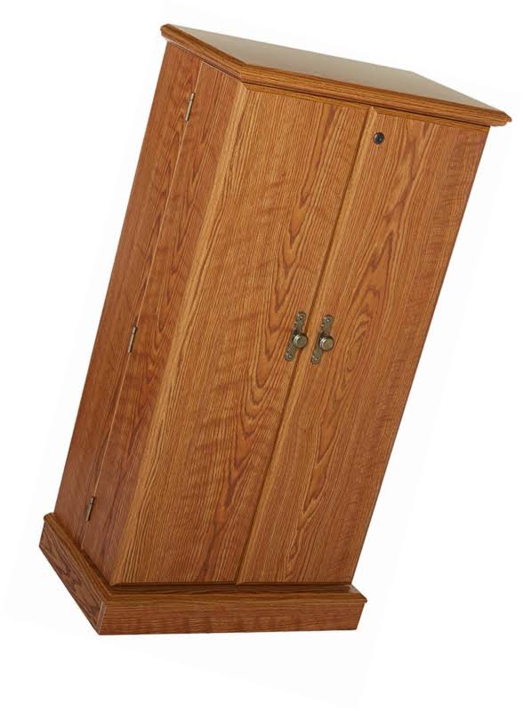 Sauder Carolina Oak Multimedia Storage Cabinet - Orchard Hills