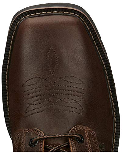 JUSTIN ORIGINAL WORKBOOTS SE682 8" Work Boot,7,D,Brown,Steel,PR