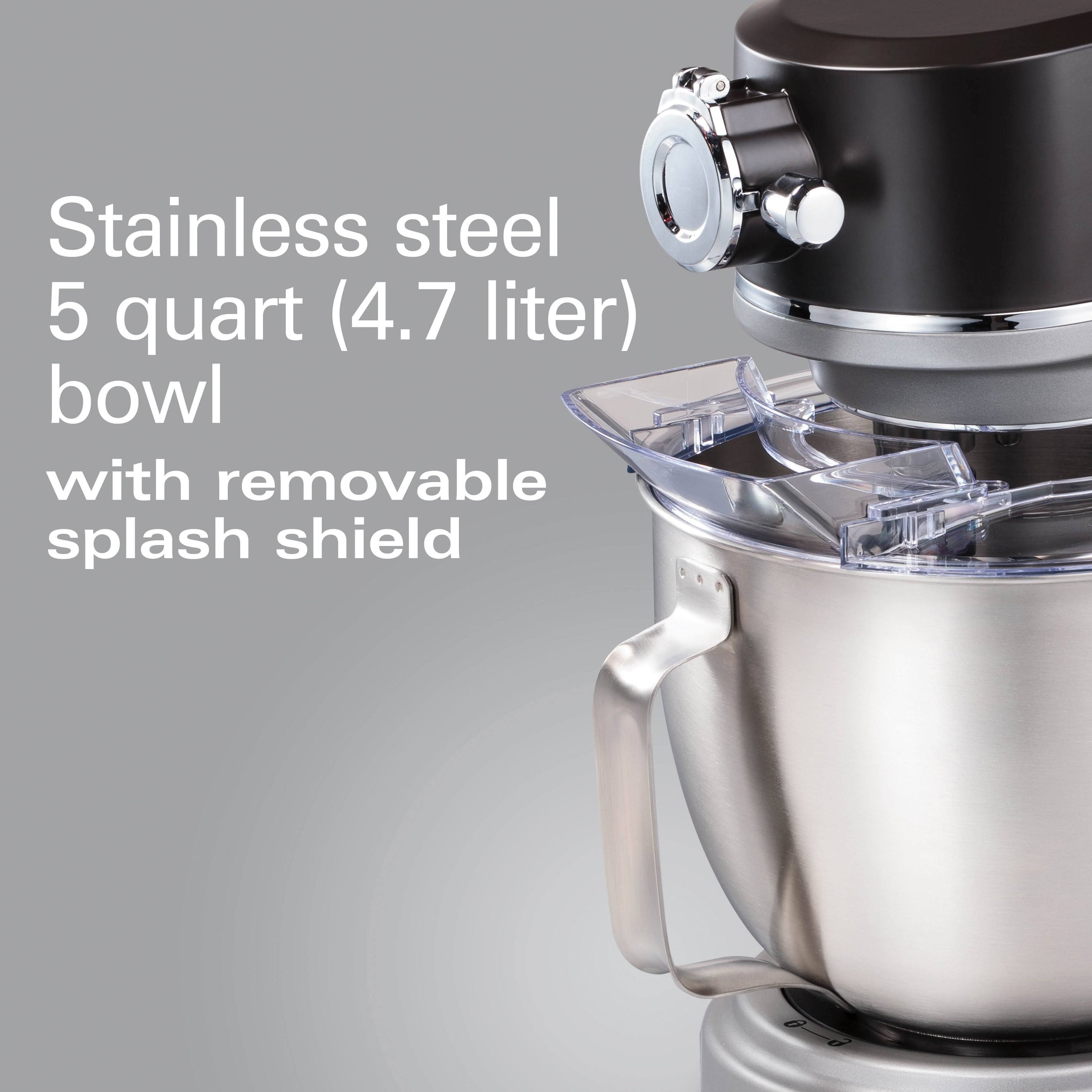 Hamilton Beach Professional 5 Quart 12-Speed All-Metal Stand Mixer