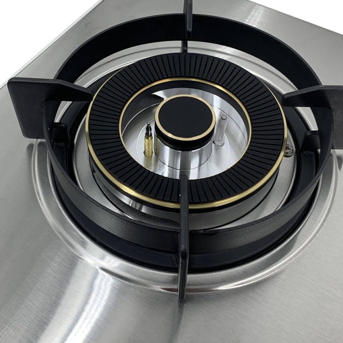 28 inch 2 Burners Cooktop, Built-in Stainless Steel StoveTop LPG Gas Hob with Thermocouple Protection for Outdoor, Kitchen, Camping, RV