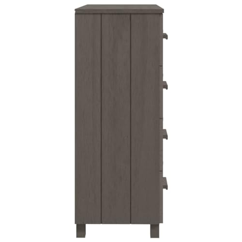 Sideboard Light Gray 31.1"x15.7"x40.7" Solid Wood Pine,Assembly Required:Easy to Assemble with provided Instructions Storage Cabinet Buffet Table Sideboard