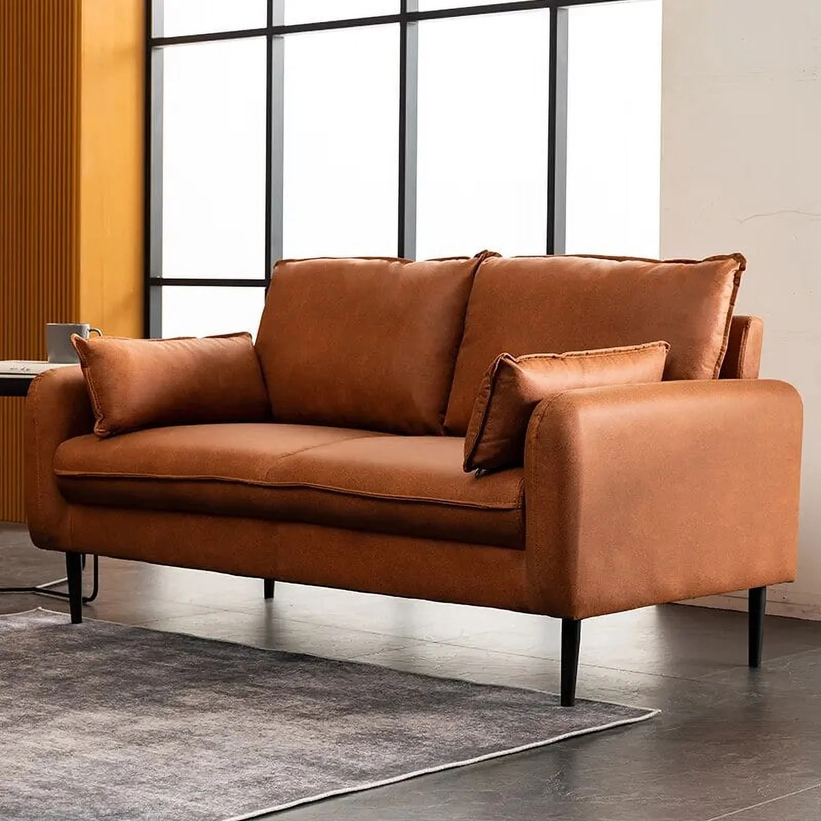 Nordic Chairs Sofa Couch Lounge Bedroom Sofa Lazy Modern Sofas Modernos Para Sala Furniture Living Room Sofa Set LQQ30XP