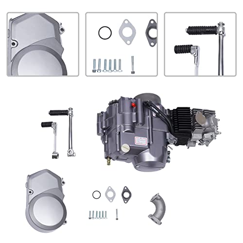 140CC Engine Motor, 4 Stroke Single-cylinder Horizontal Kick Starter Engine Motor Replacement Kits Pit Dirt Bike Engine Motor for HONDA CRF50 / CRF70 / XR50 / XR70 / Z50 / Z50R