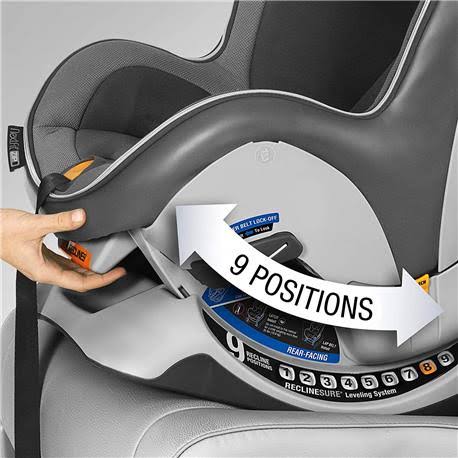 Chicco NextFit Zip Convertible Car Seat - Carbon