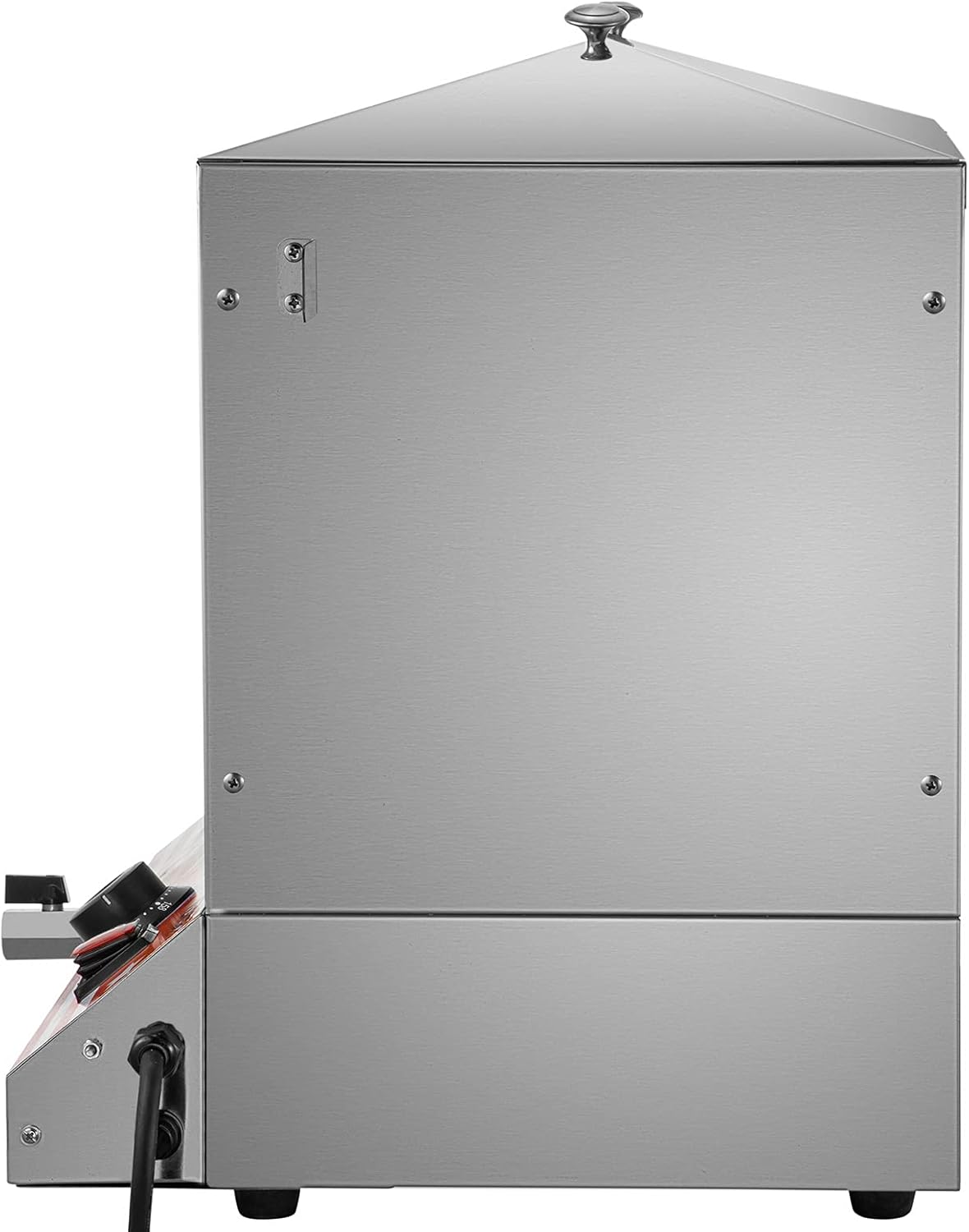 VEVOR Hot Dog Steamer, 36L/32.69Qt, Top Load Hut Steamer for 100 Hot Dogs & 48 Buns, Electric Bun Warmer Cooker with Acrylic Windows Partition Plate Shelves Food Clip PTFE Tape, Stainless Steel