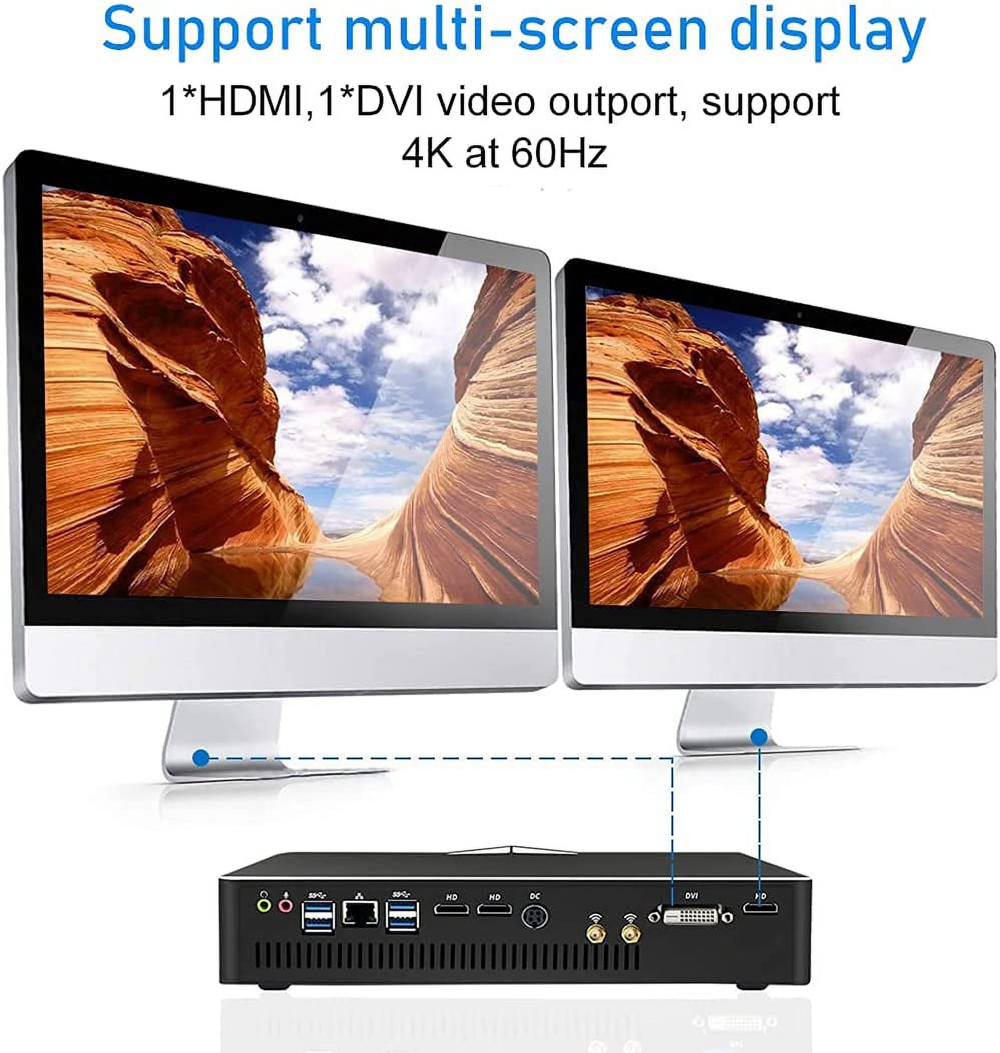 PARTAKER Mini Gaming PC,Desktop Computer,Powerful Mini PC with Core i5 10400F Hexa Core Processor, 16GB DDR4 240GB SSD, GTX1050Ti, 4K, Dual Monitor Capable, Win10 Pro
