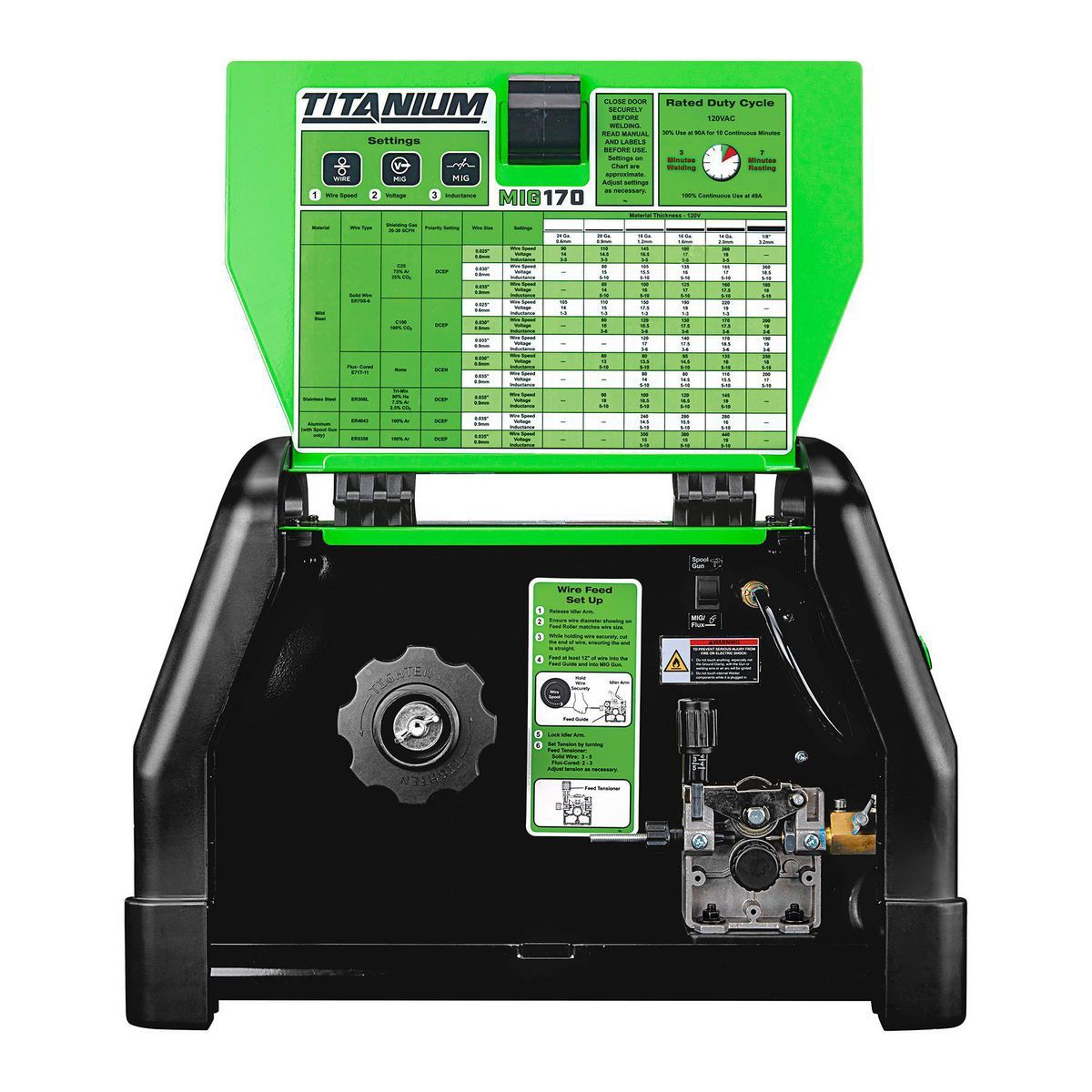 TITANIUM MIG 170 Professional Welder with 120/240V Input