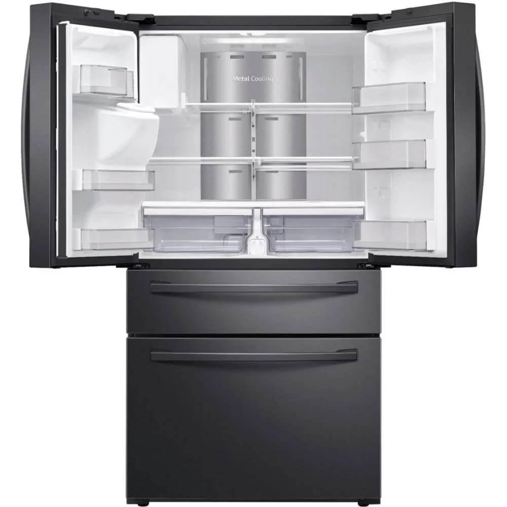 Samsung RF22R7551SG 22.2 Cu. Ft. Black Stainless Family Hub 4-Door French Door Counter-Depth Refrigerator