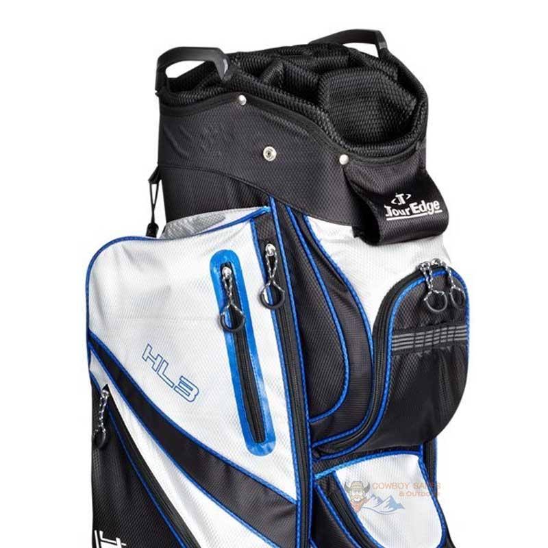 Tour Edge HL3 Golf Cart Bag Black-Silver-Royal