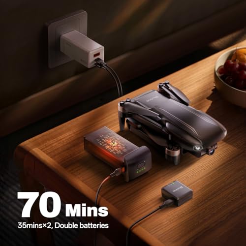 Bwine GPS Drone with Camera 4K UHD - F7MINI, Under 249g, 60-Min Flight Time, Auto Return, Follow Me, Waypoint Fly, Circle Fly, 5-Level Wind Resistance - Ideal for Adult Beginners
