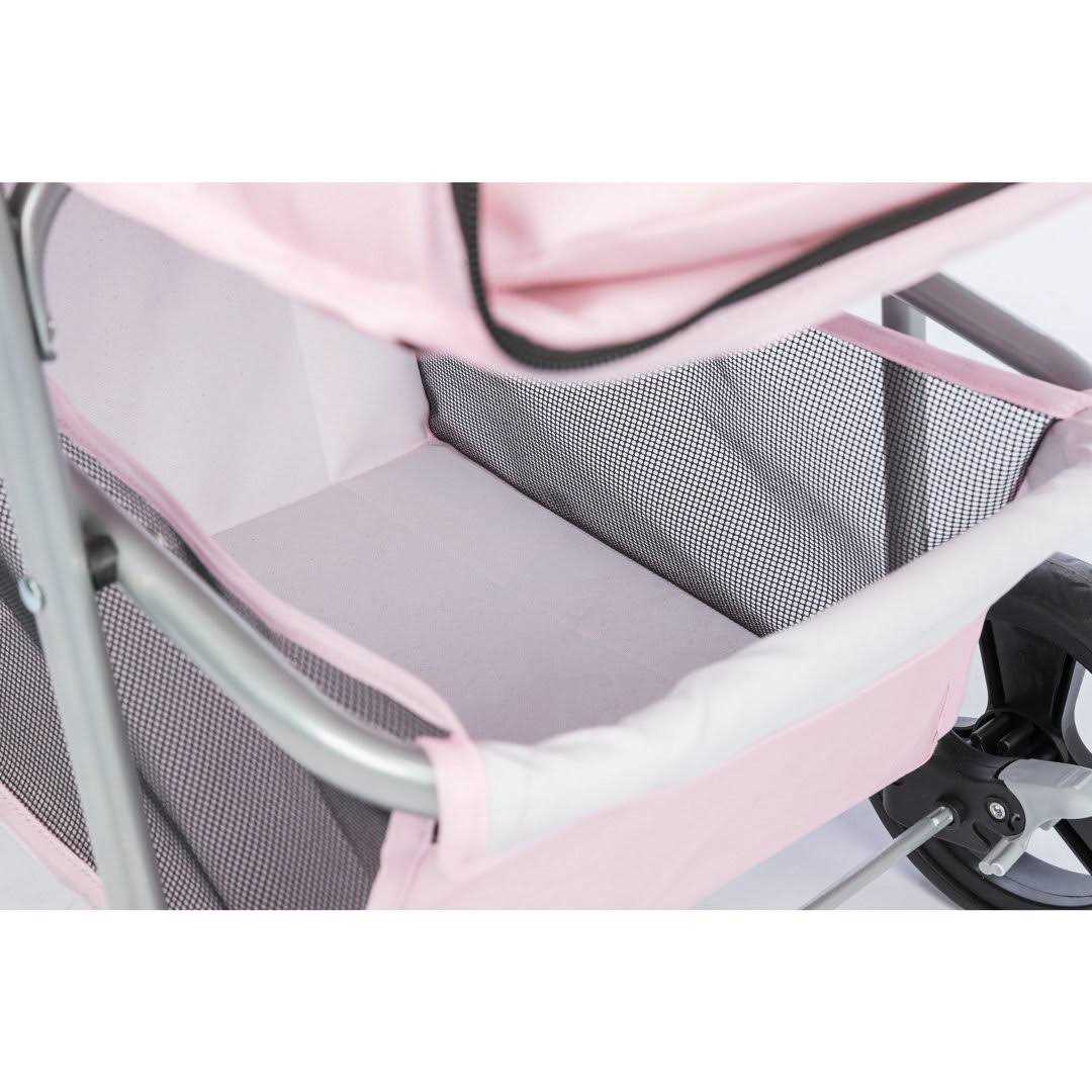 TRIXIE Foldable Pet Stroller for Cats and Dogs
