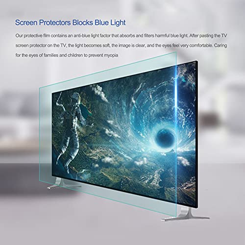 Anti-Glare/Anti Scratch Film Anti-Blue Light Eye Protection Film, LCD TV Screen Protector for Sony X90J /X80 J/A90J /A80J
