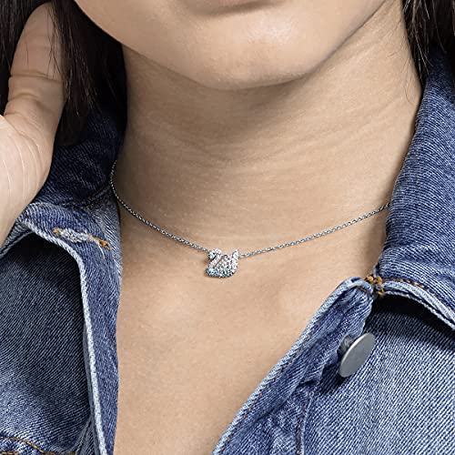 Swarovski Iconic Swan Crystal Necklace and Earrings Jewelry Collection