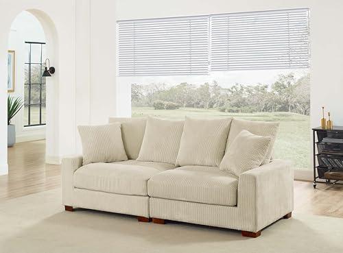 Modular Sofa Love Seats, Dark Gray