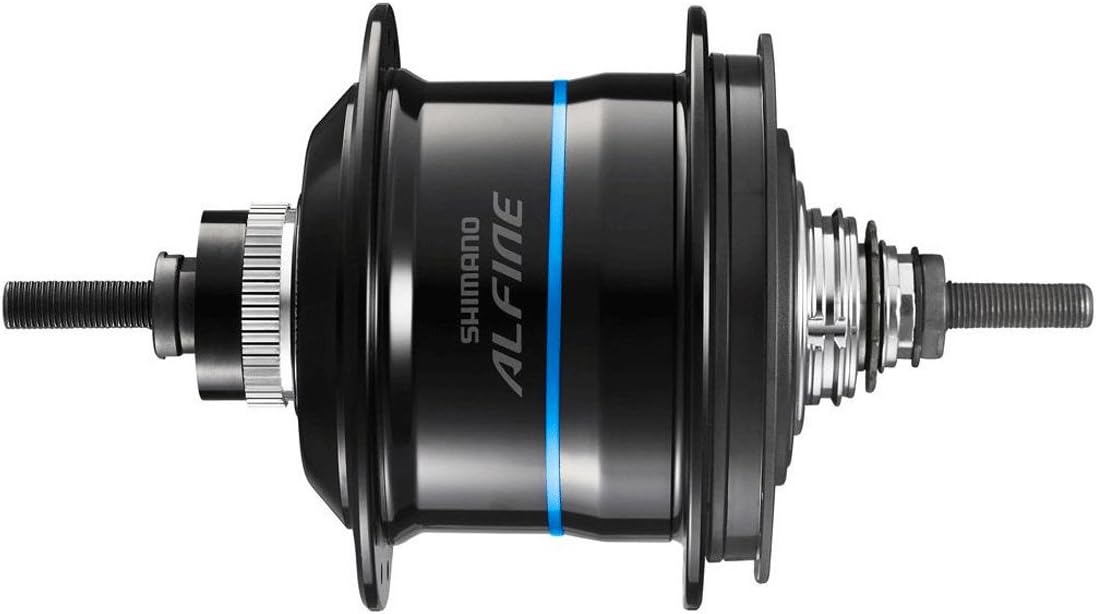 SHIMANO Alfine Di2 11-Speed Internal Geared Bicycle Disc Brake Hub - SG-S7051-11 (Black - 36H)