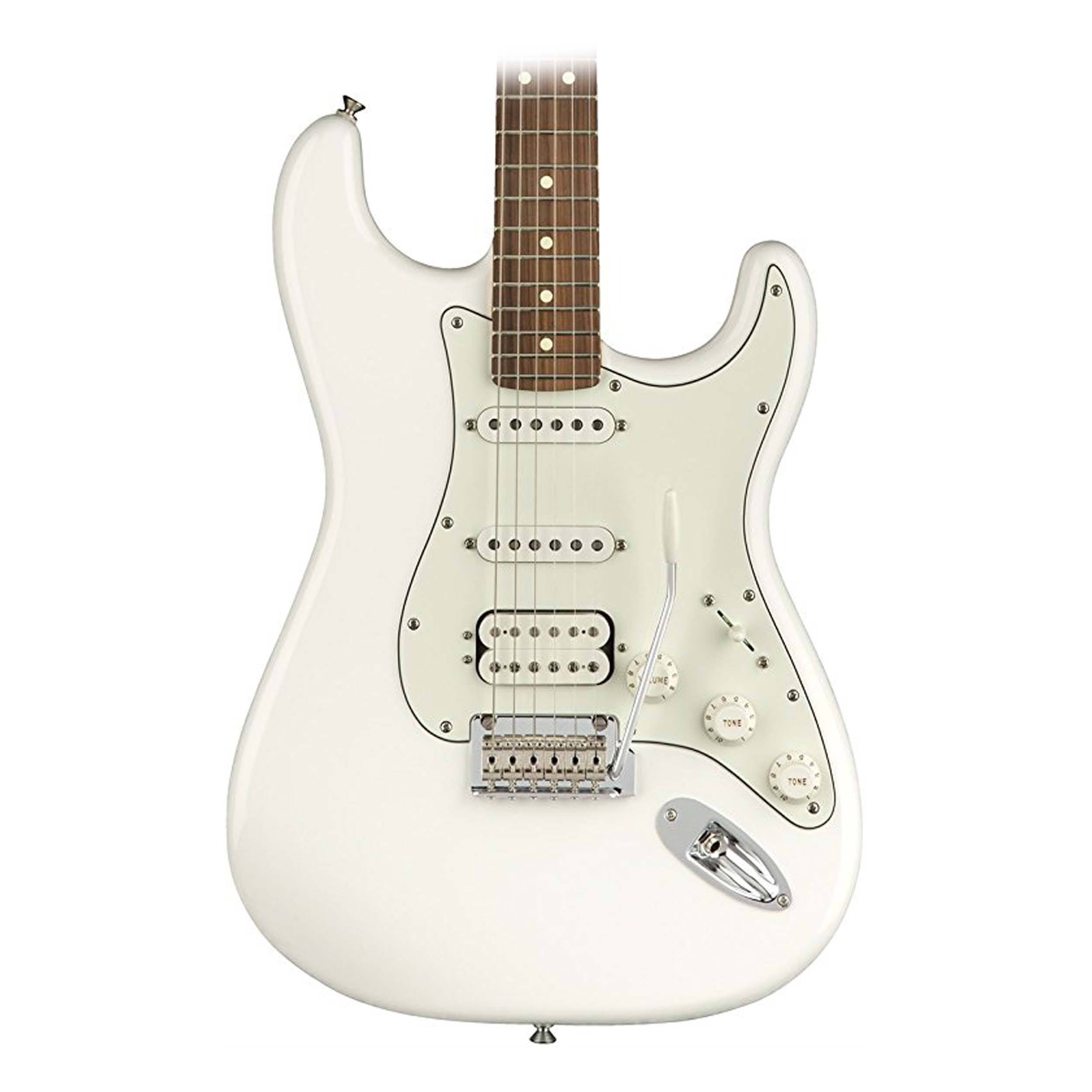 Fender Player Stratocaster HSS Electric Guitar (PAU Ferro/Polar White)