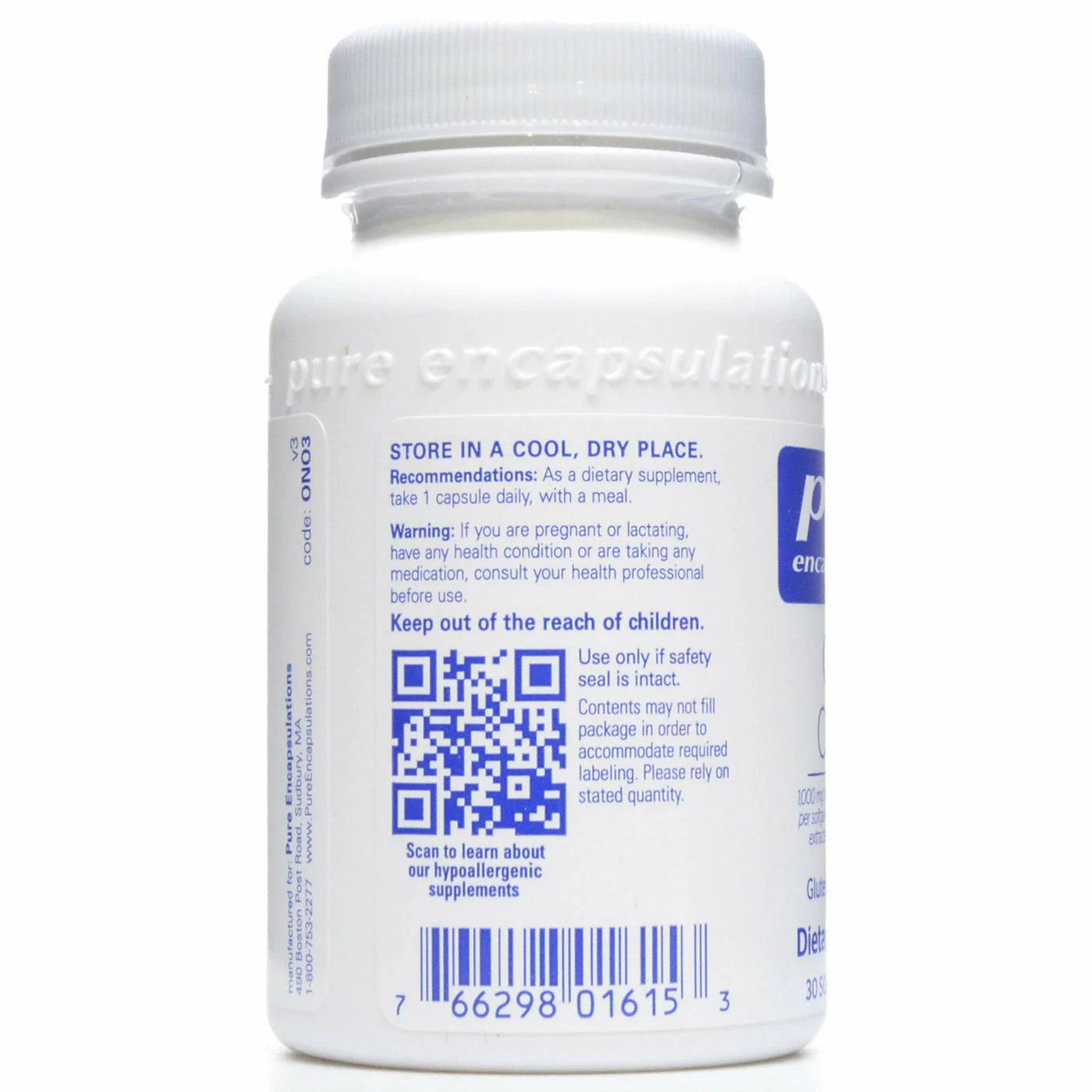 ONE Omega by Pure Encapsulations - Kansas Nuitrition - HNZSDS