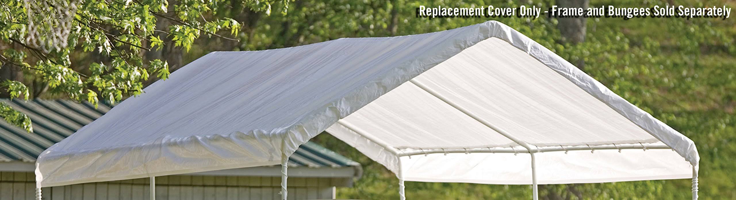 ShelterLogic Max AP 10 ft. x 20 ft. White Canopy Replacement Cover
