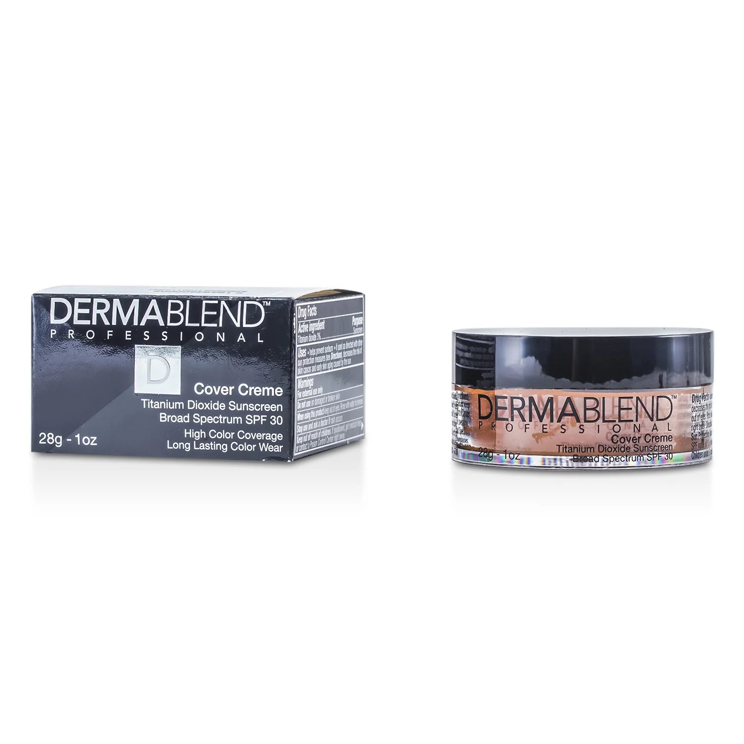 Dermablend Cover Creme Broad Spectrum SPF 30 (High Color Coverage) - Cool Beige  28g/1oz