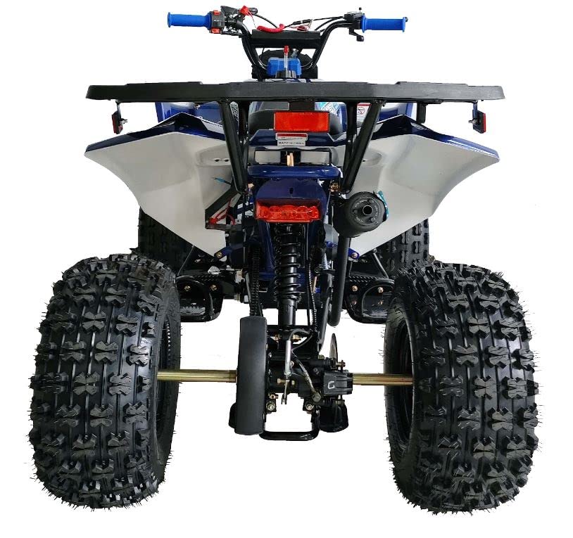 HHH Youth and Adult 125cc ATV Vitacci Outlander Fully Automatic with Reverse Double Headlights Led Gas 4 Wheeler ATVs Quads Big 19/18 inch Tires (Green) - Extra Large