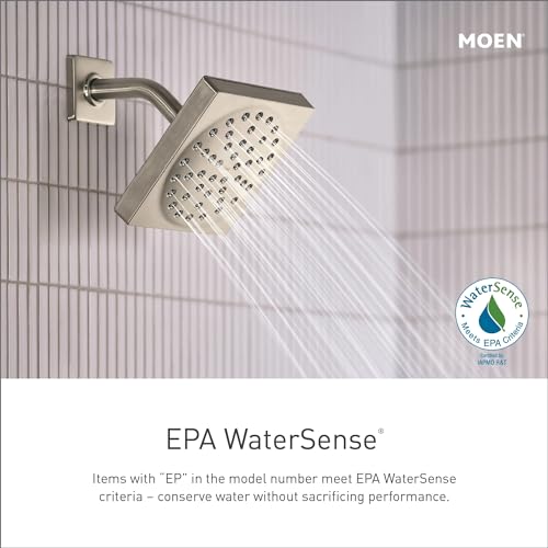 Moen Brantford Oil-Rubbed Bronze Posi-Temp Pressure Balancing Eco-Performance Bathtub Shower Trim Kit with Traditional Showerhead, Shower Handle, Arm, Tub Spout (Valve Required), T2153EPORB