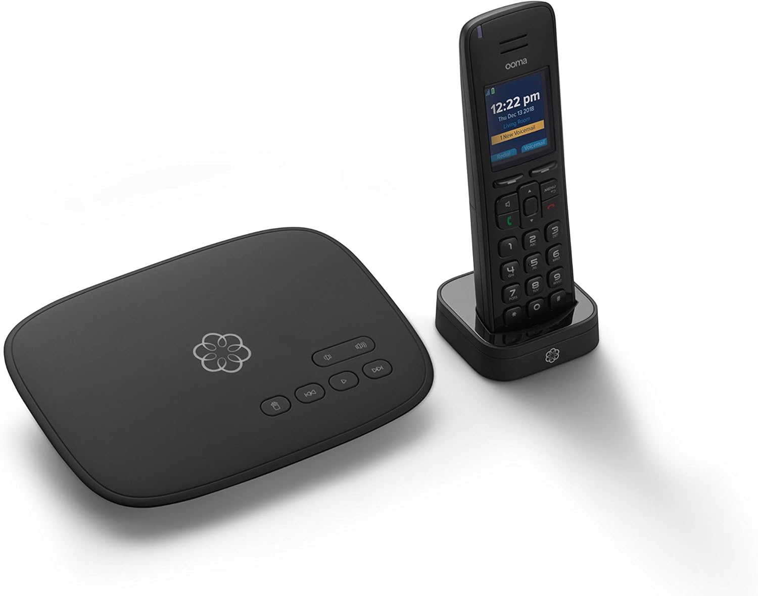Ooma Telo VoIP Free Internet Home Phone Service and HD3 Handset. Affordable landline Replacement. Unlimited Nationwide Calling & Telo VoIP Free Internet Home Phone Service with 3 HD3 Handsets